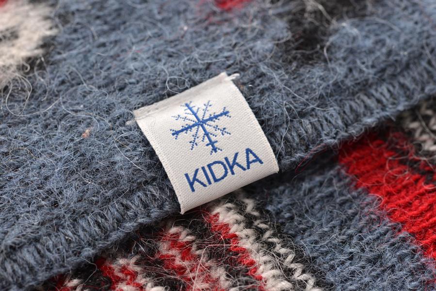 Wool Blanket “Lundi” Blue - Kidka