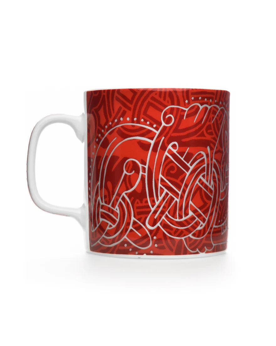 Mug Red Porcelain