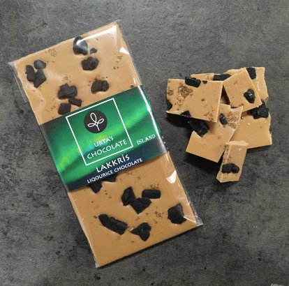 Milk Chocolate with Northern Lights Liquorice